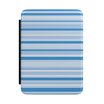 Blue Candy Stripes Kindle Case