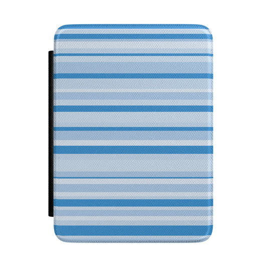 Blue Candy Stripes Kindle Case