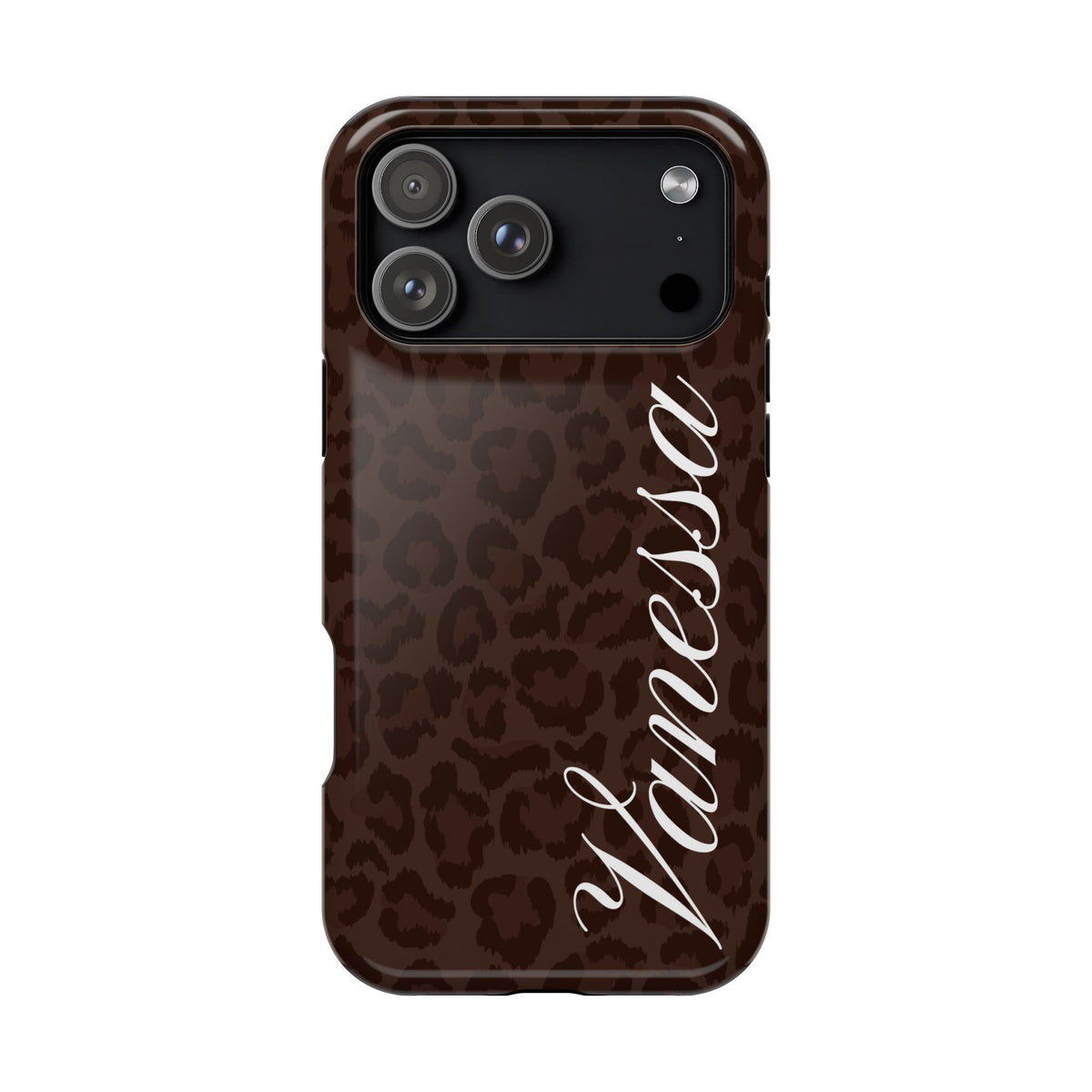 Custom Mocha Leopard iPhone Case