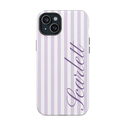 Personalized Lilac Beau iPhone Case