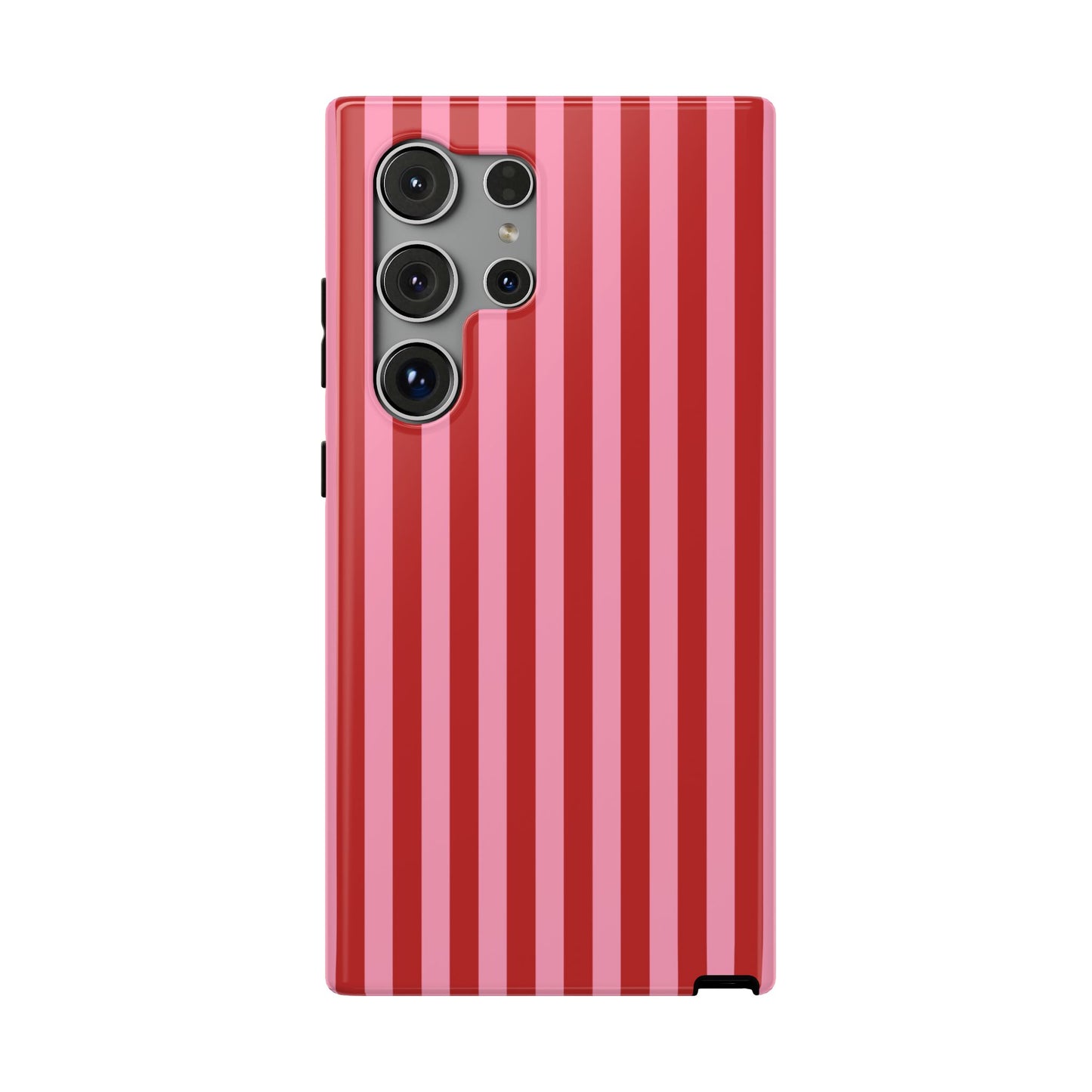 Cherry Blush Stripes Samsung Case