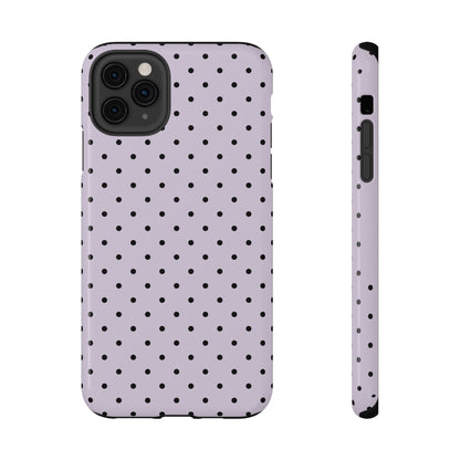 Lilac Mini Dots iPhone Case