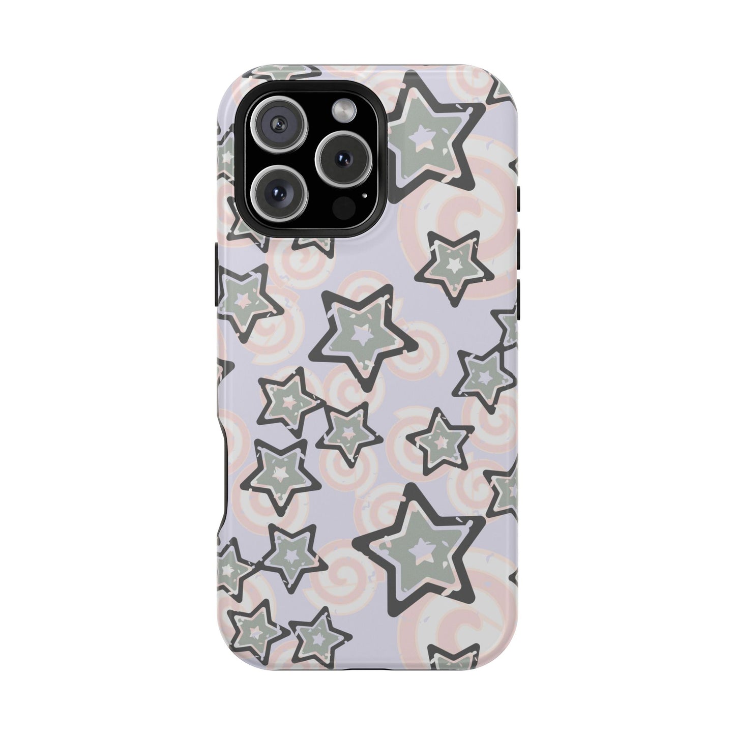 Y2K Gray Star iPhone Case