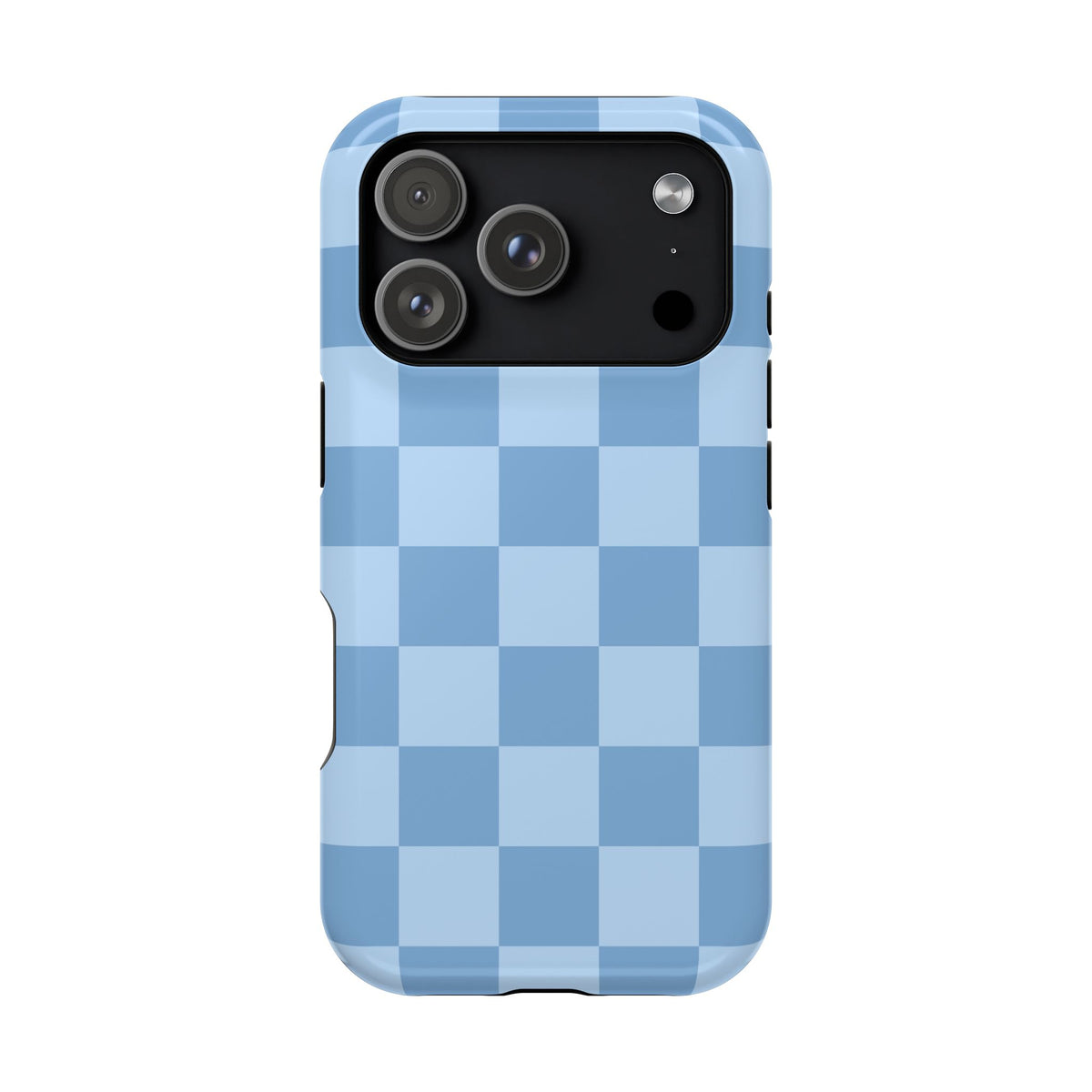 Blue Candy Checkered iPhone Case