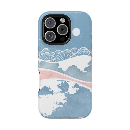 Blue Winter Night iPhone Case