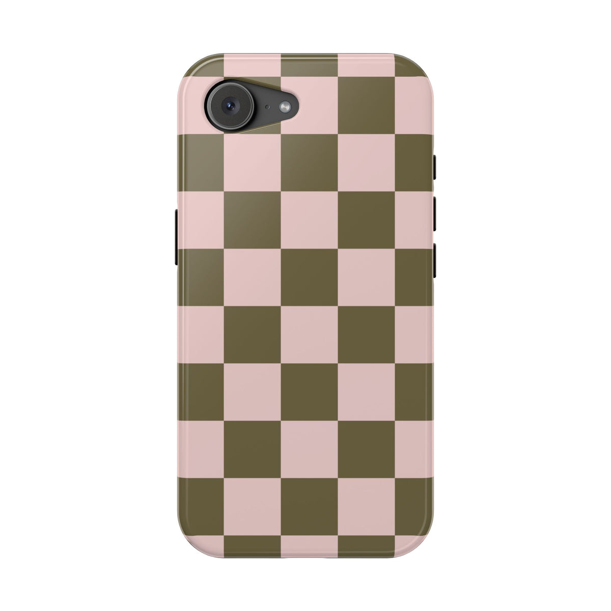 Pink Pistachio Checkered iPhone Case
