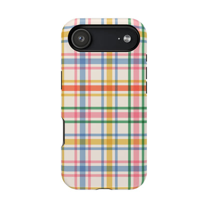 Retro Plaid iPhone Case