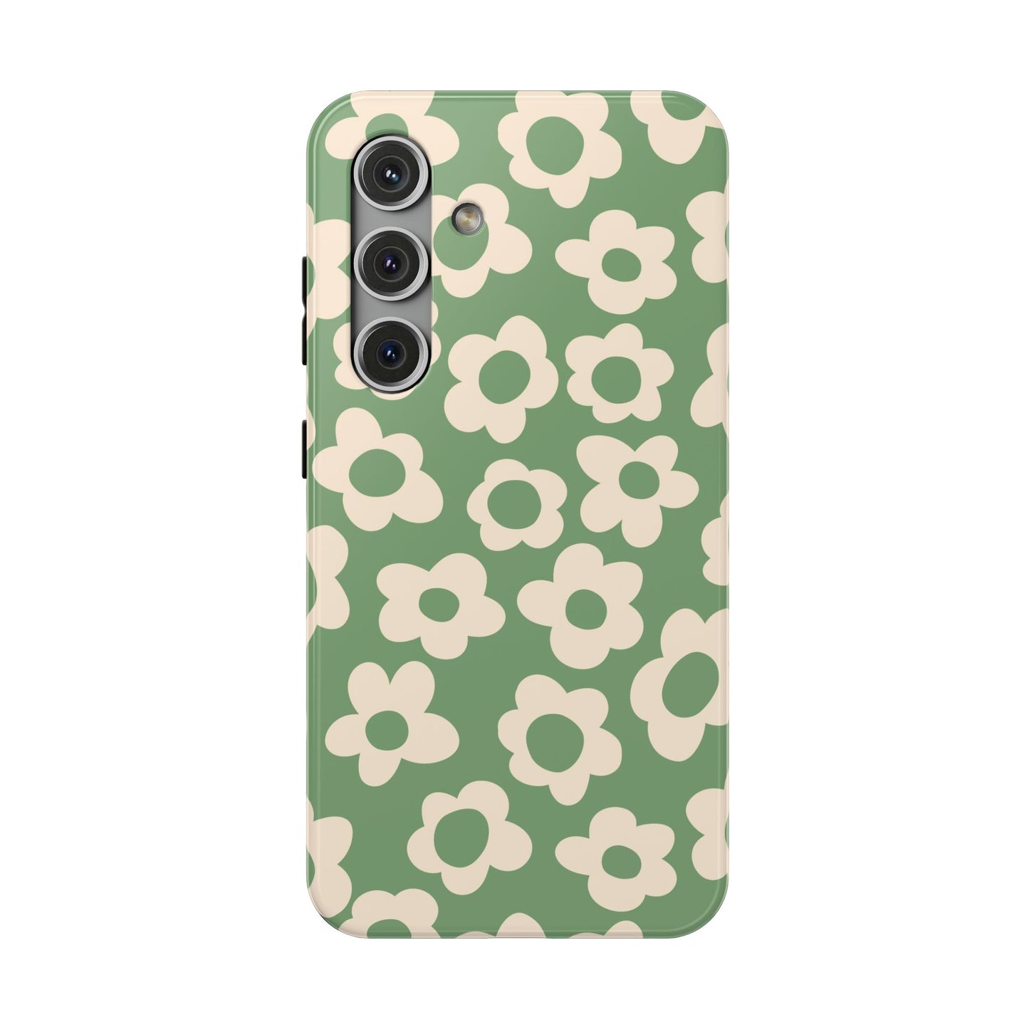 Green Las Flores Samsung Case