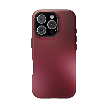 Burgundy Aura iPhone Case