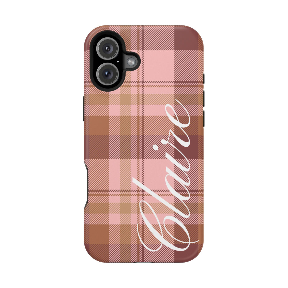 Custom Honey Plaid iPhone Case