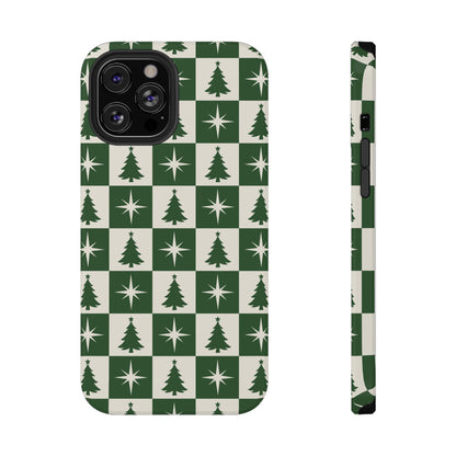 Evergreen Check iPhone Case