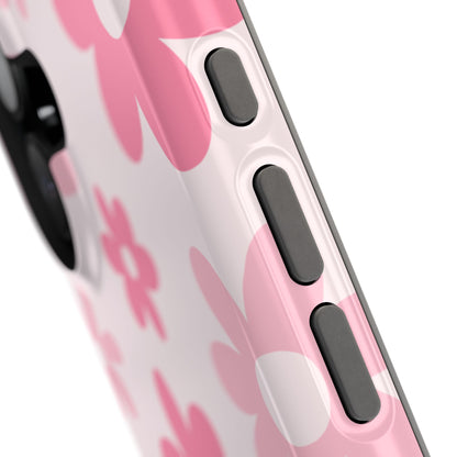 Pink Flower Power iPhone Case