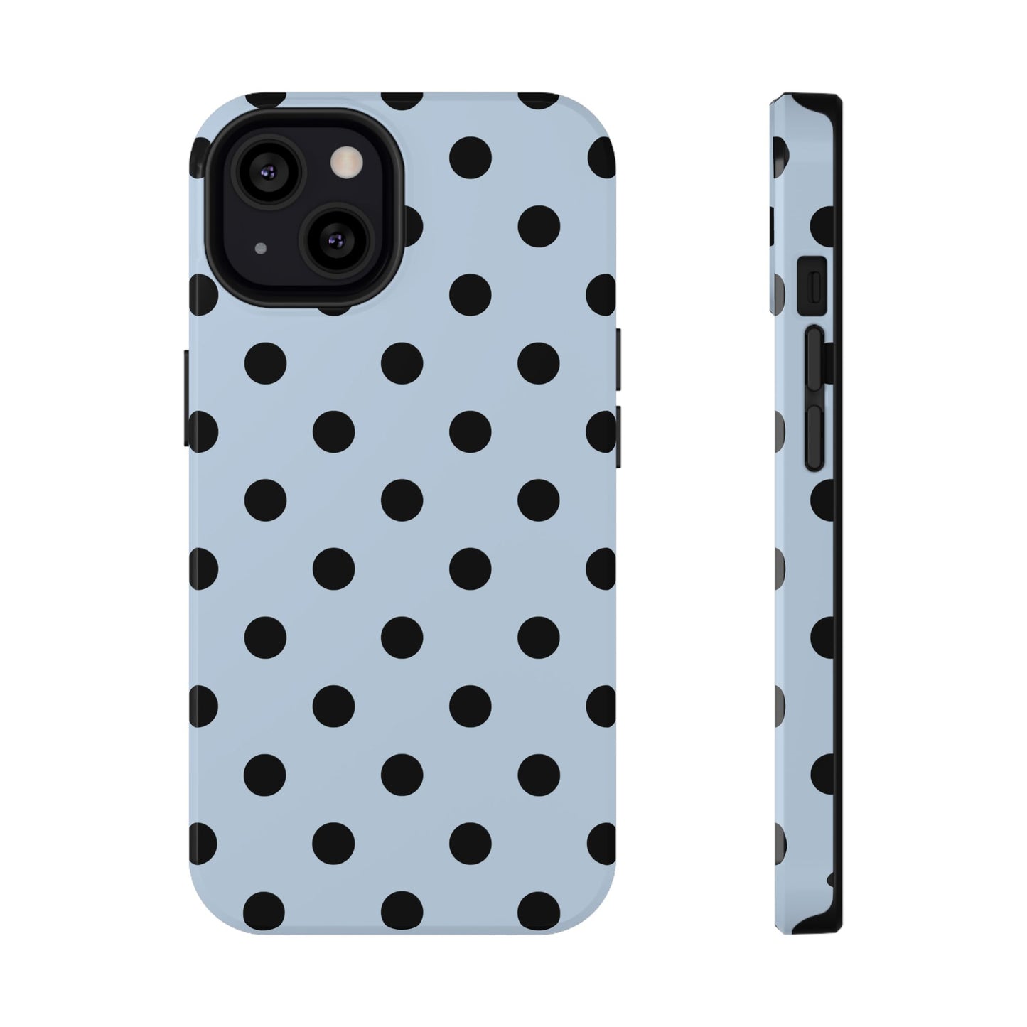 Blue Polka Dots iPhone Case