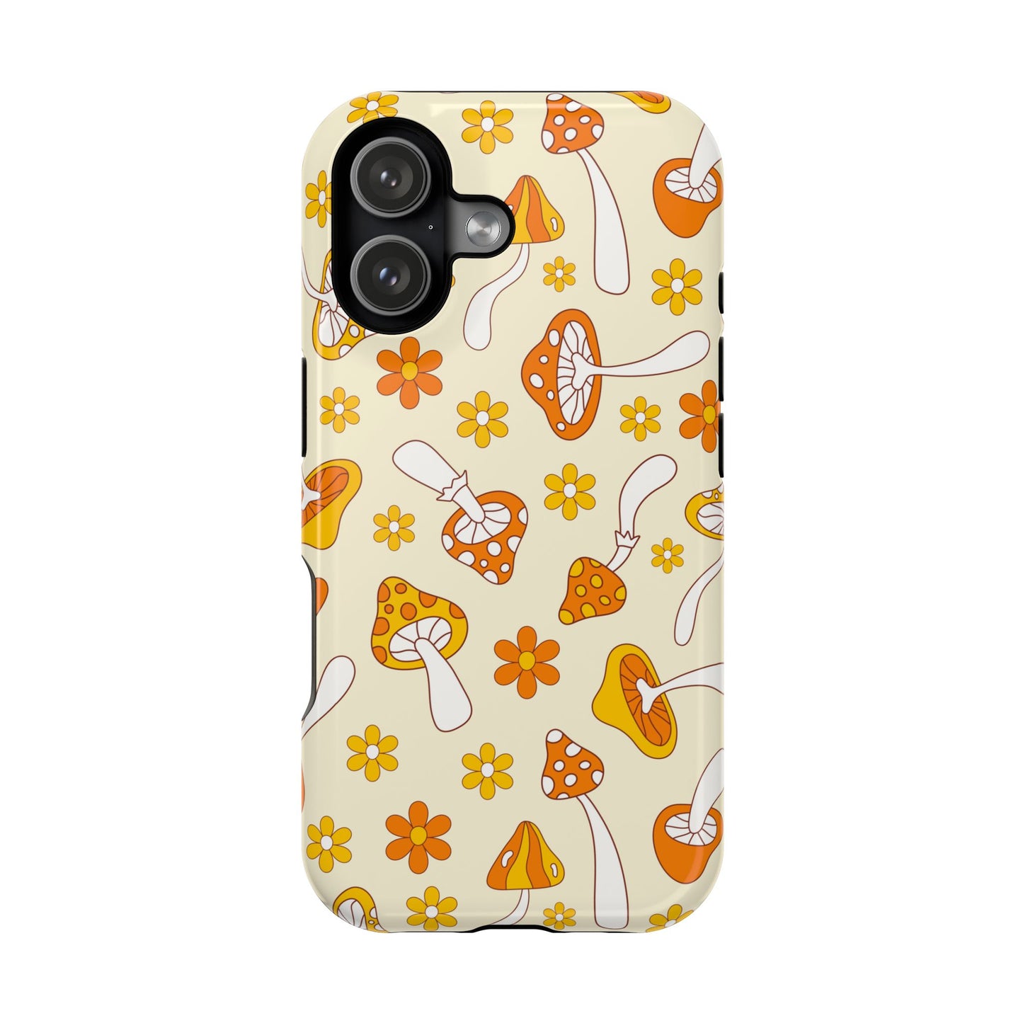 Retro Mushrooms iPhone Case