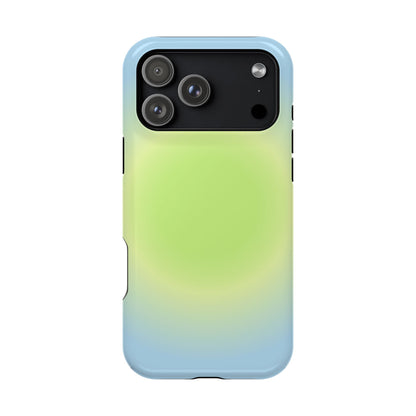 Green & Blue Aura iPhone Case
