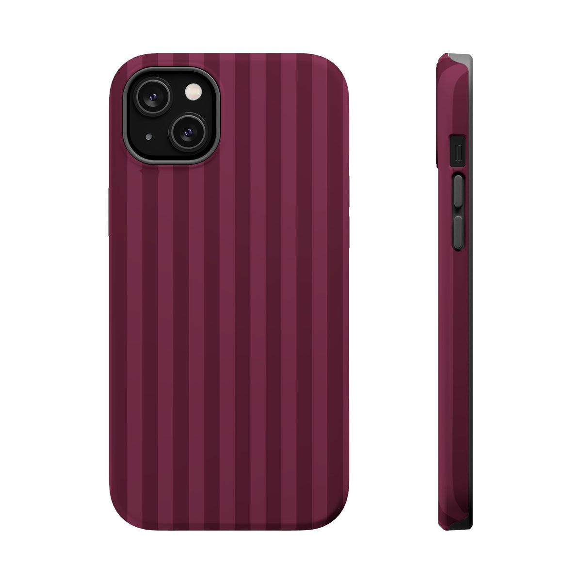 Plum Stripes iPhone Case