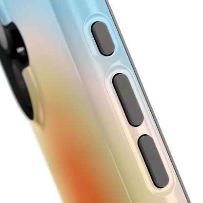 Orange & Blue Aura iPhone Case