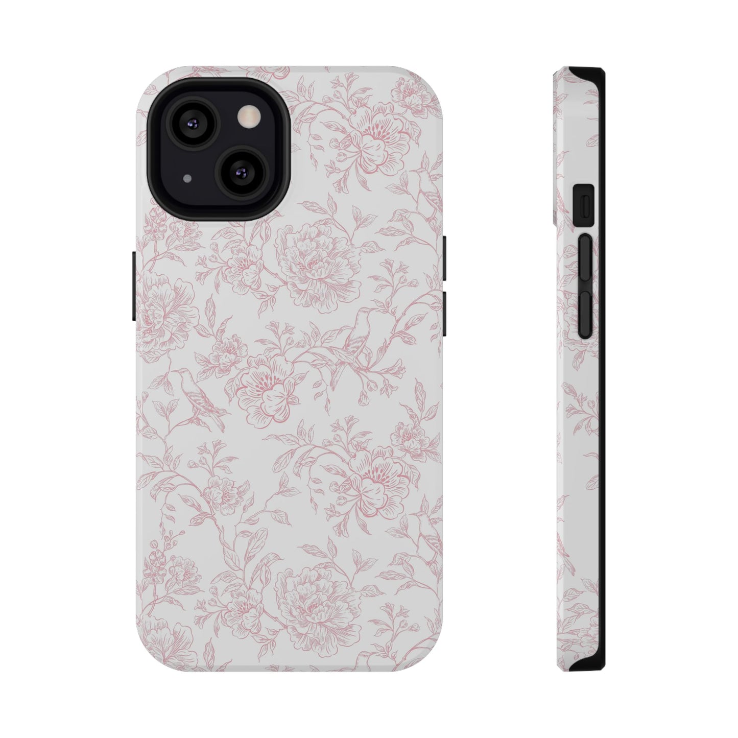 French Rosy Toile iPhone Case