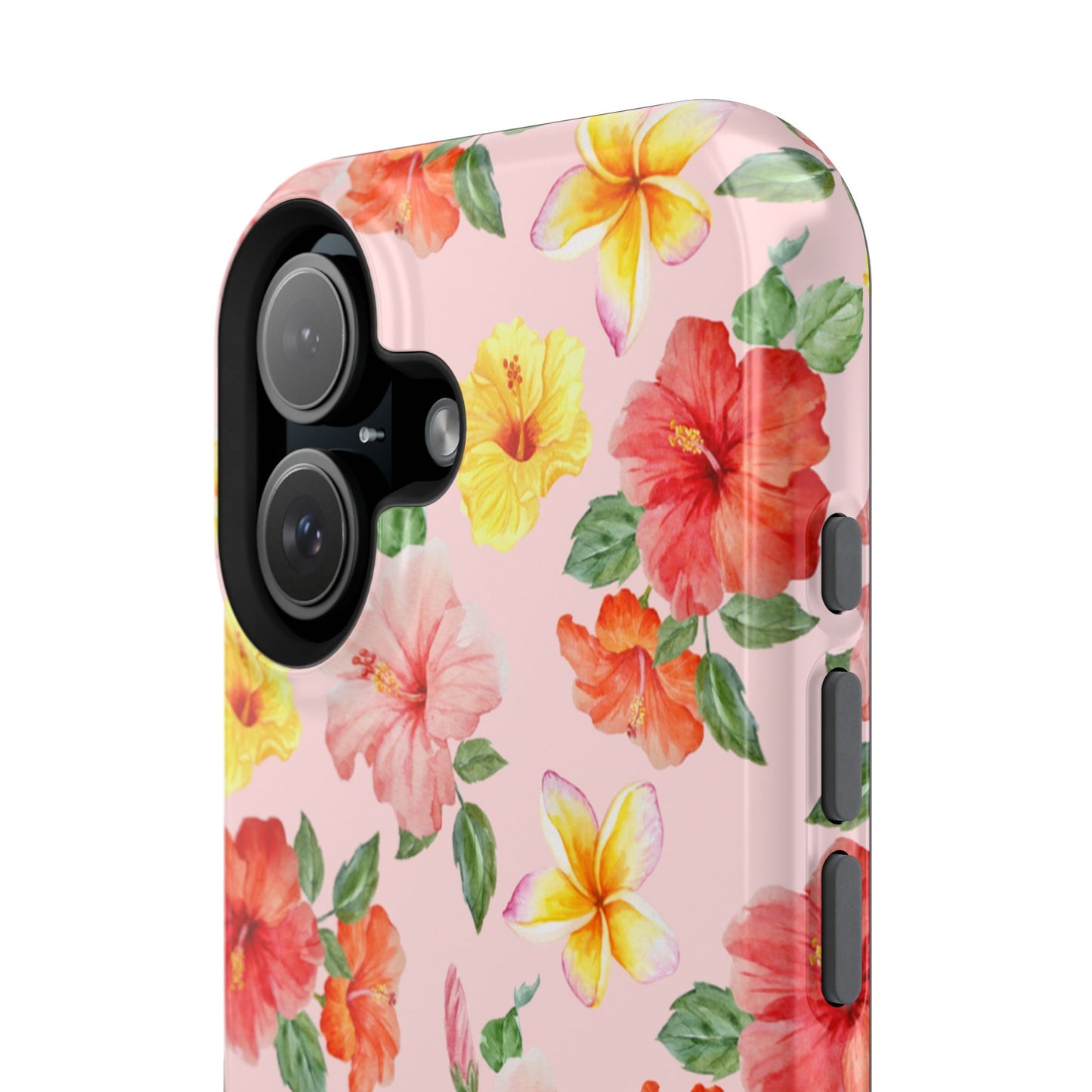 Pink Hibiscus Bloom iPhone Case
