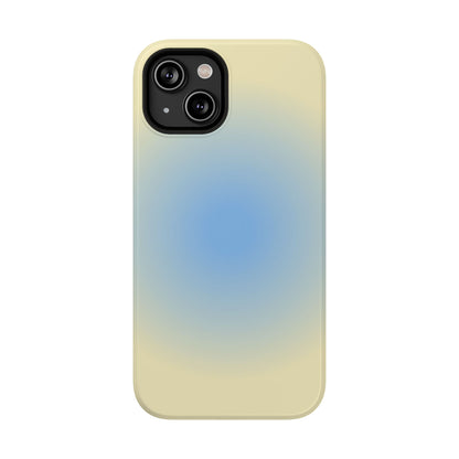 Blue & Yellow Aura iPhone Case