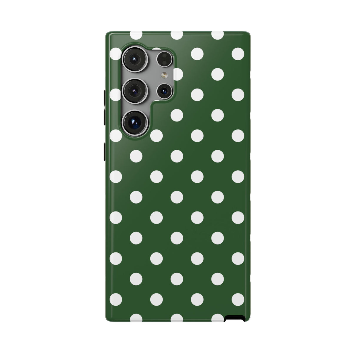 Green Polka Dots Samsung Case