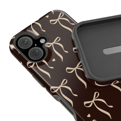 Chocolate Bows iPhone Case