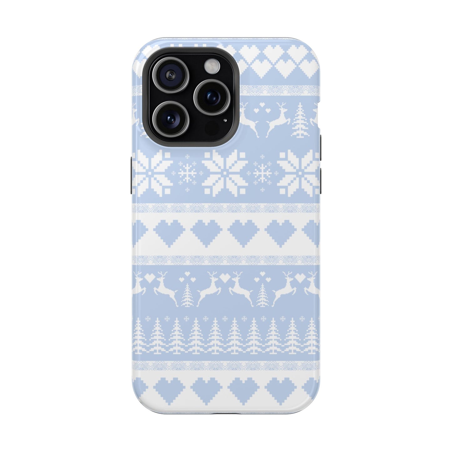 Blue Christmas Sweater iPhone Case
