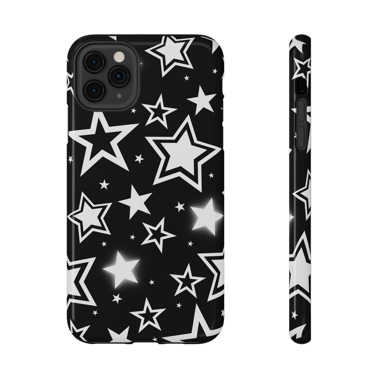 Black Stardust iPhone Case