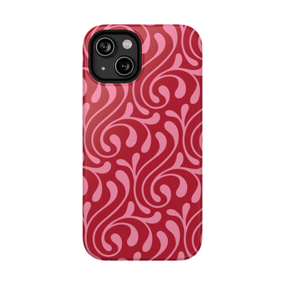 Cherry Paisley iPhone Case