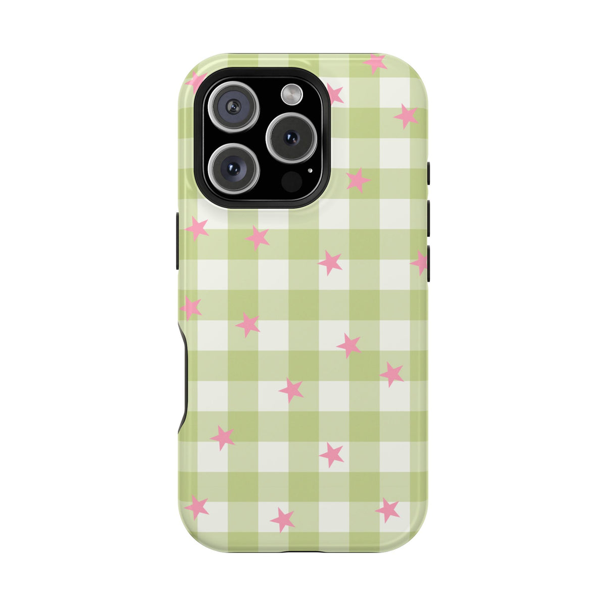Lucky Star Gingham iPhone Case