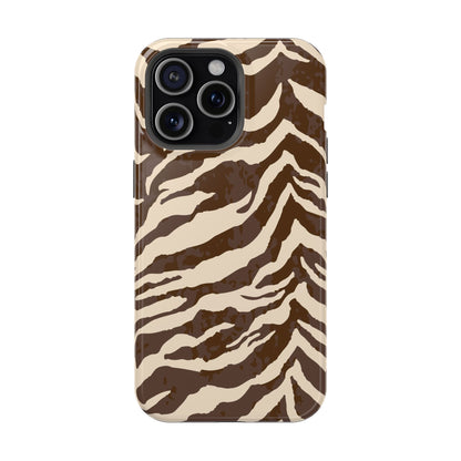 Brown Zebra iPhone Case