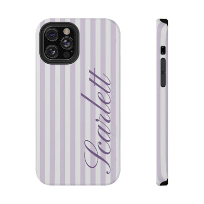 Personalized Lilac Beau iPhone Case