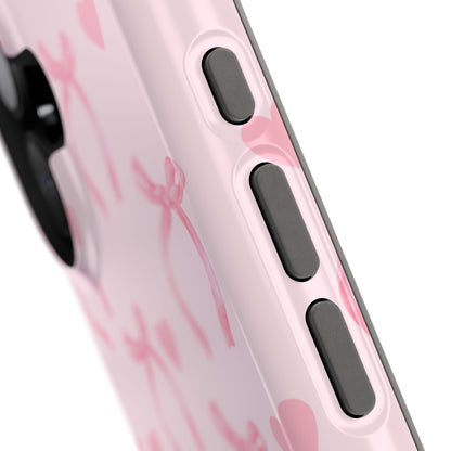 Bows & Hearts iPhone Case