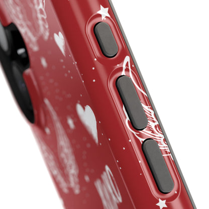 Y2K Red Angels iPhone Case