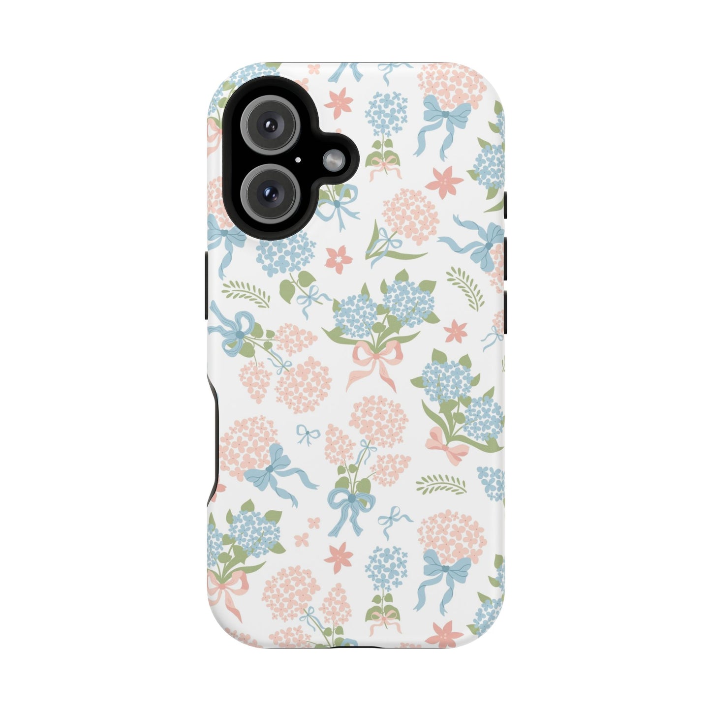 Hydrangea Bows iPhone Case