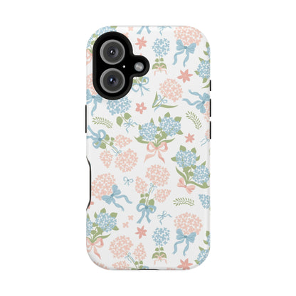 Hydrangea Bows iPhone Case