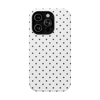 Black Mini Dots iPhone Case