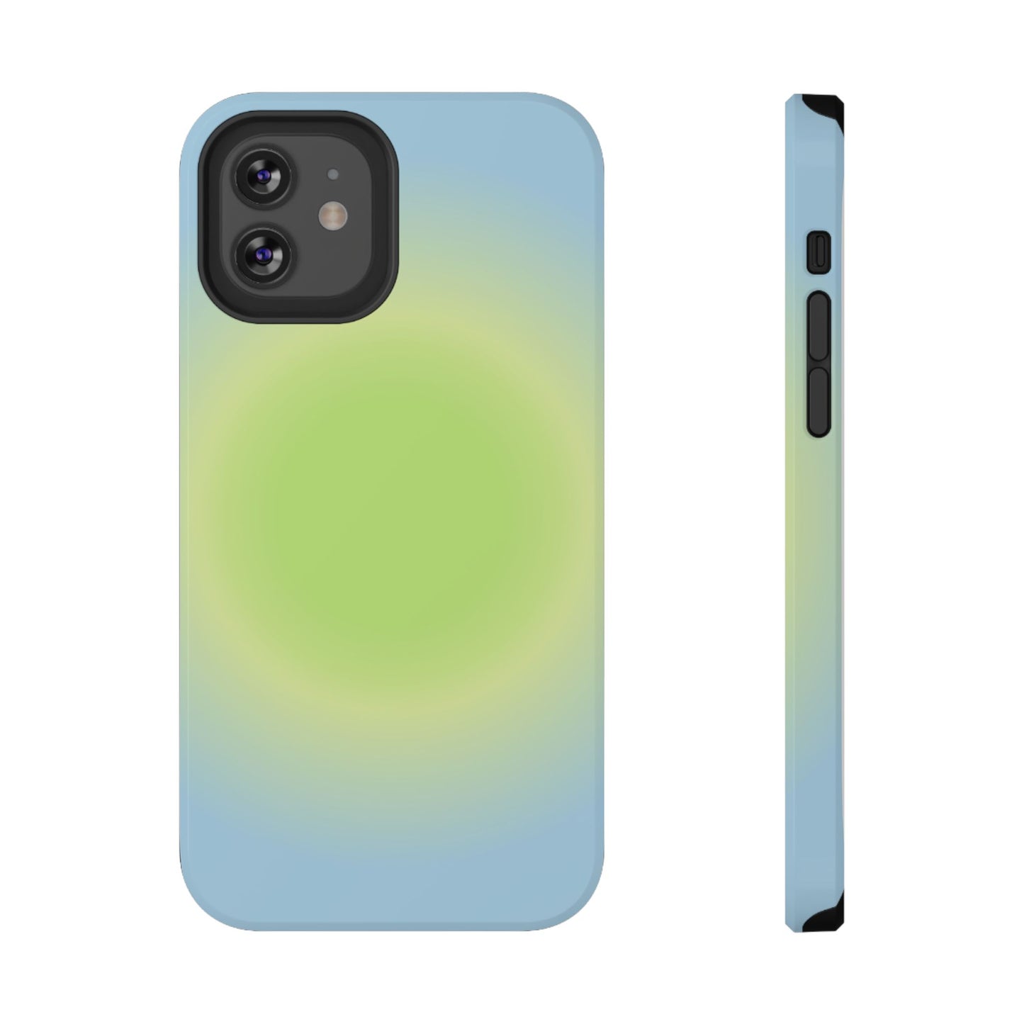 Green & Blue Aura iPhone Case