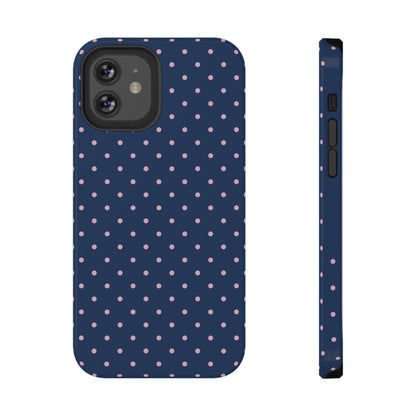 Periwinkle Mini Dots iPhone Case