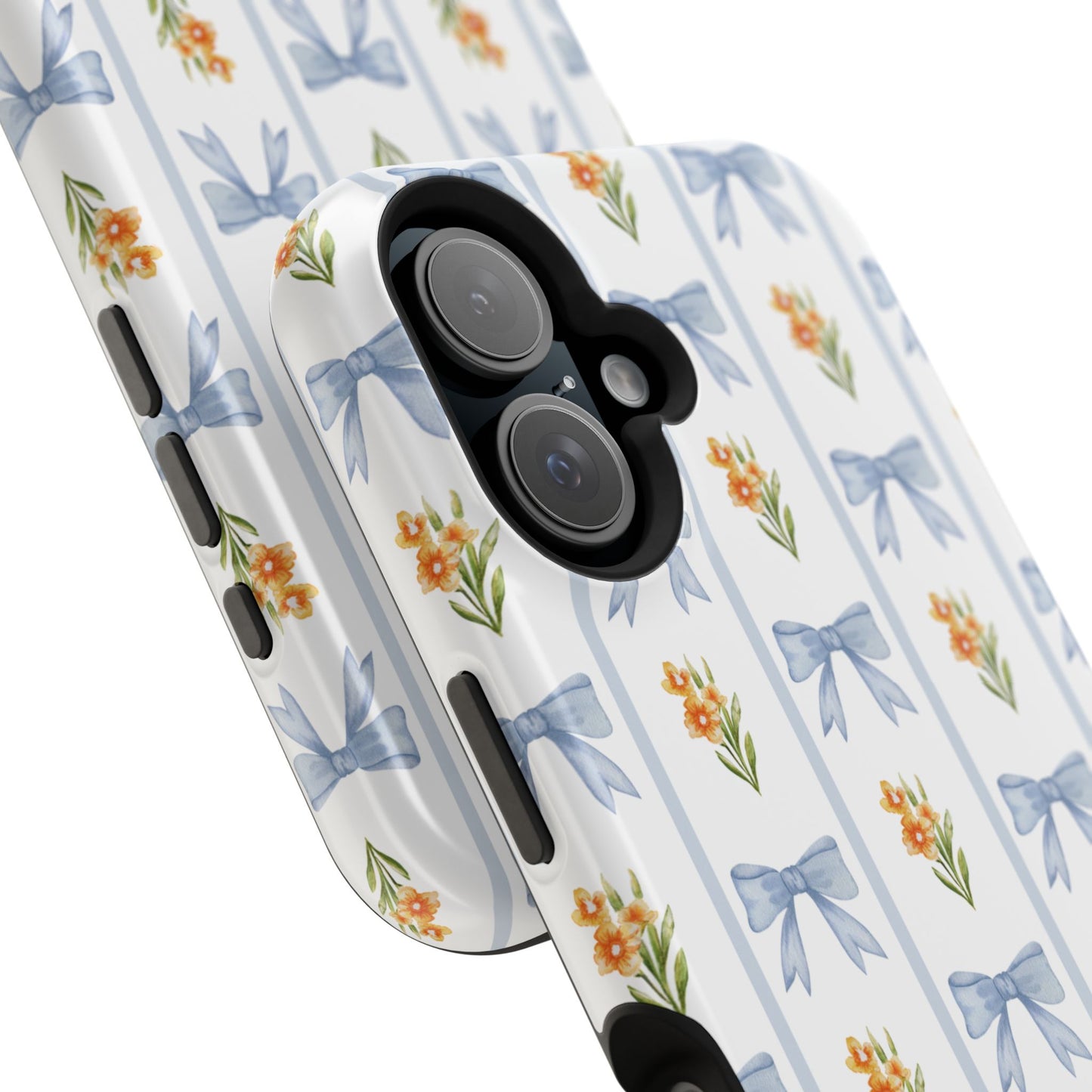 Blue Bows iPhone Case