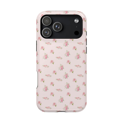 Pink Vintage Roses iPhone Case