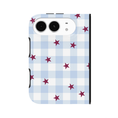 Mulberry Gingham iPhone Case
