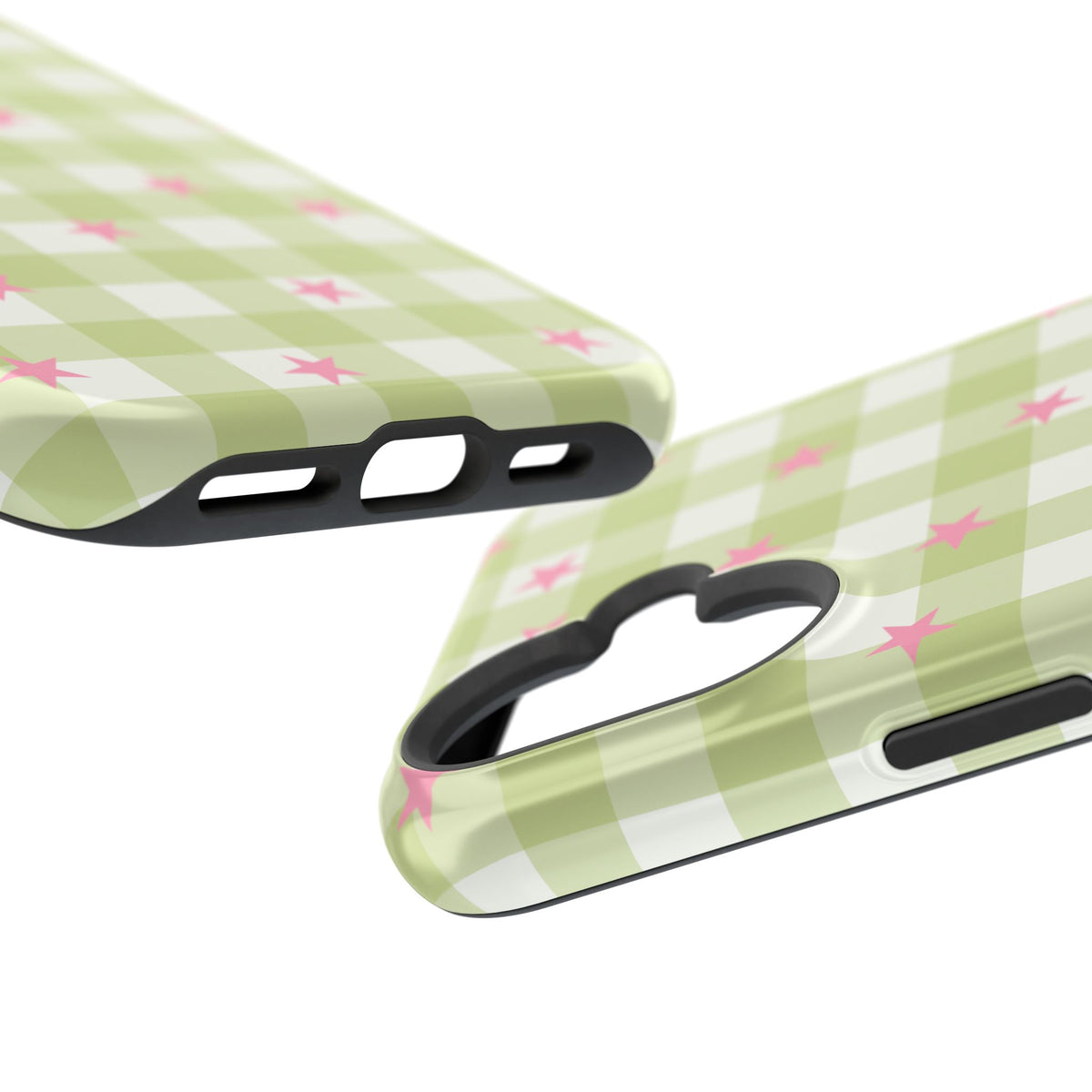 Lucky Star Gingham iPhone Case