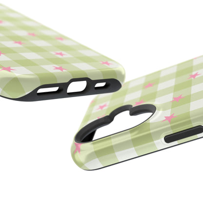 Lucky Star Gingham iPhone Case