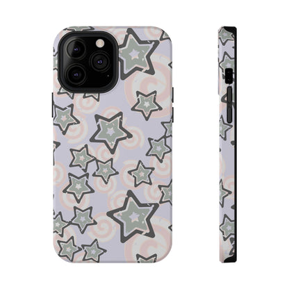Y2K Gray Star iPhone Case