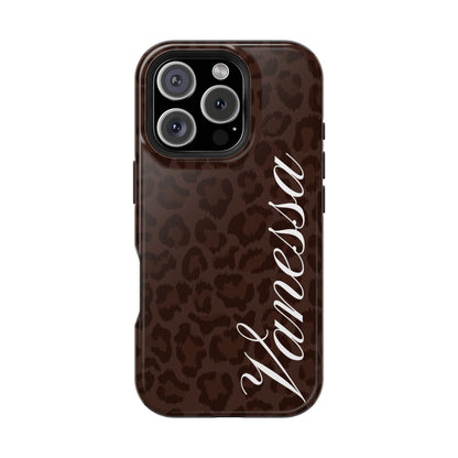 Custom Mocha Leopard iPhone Case