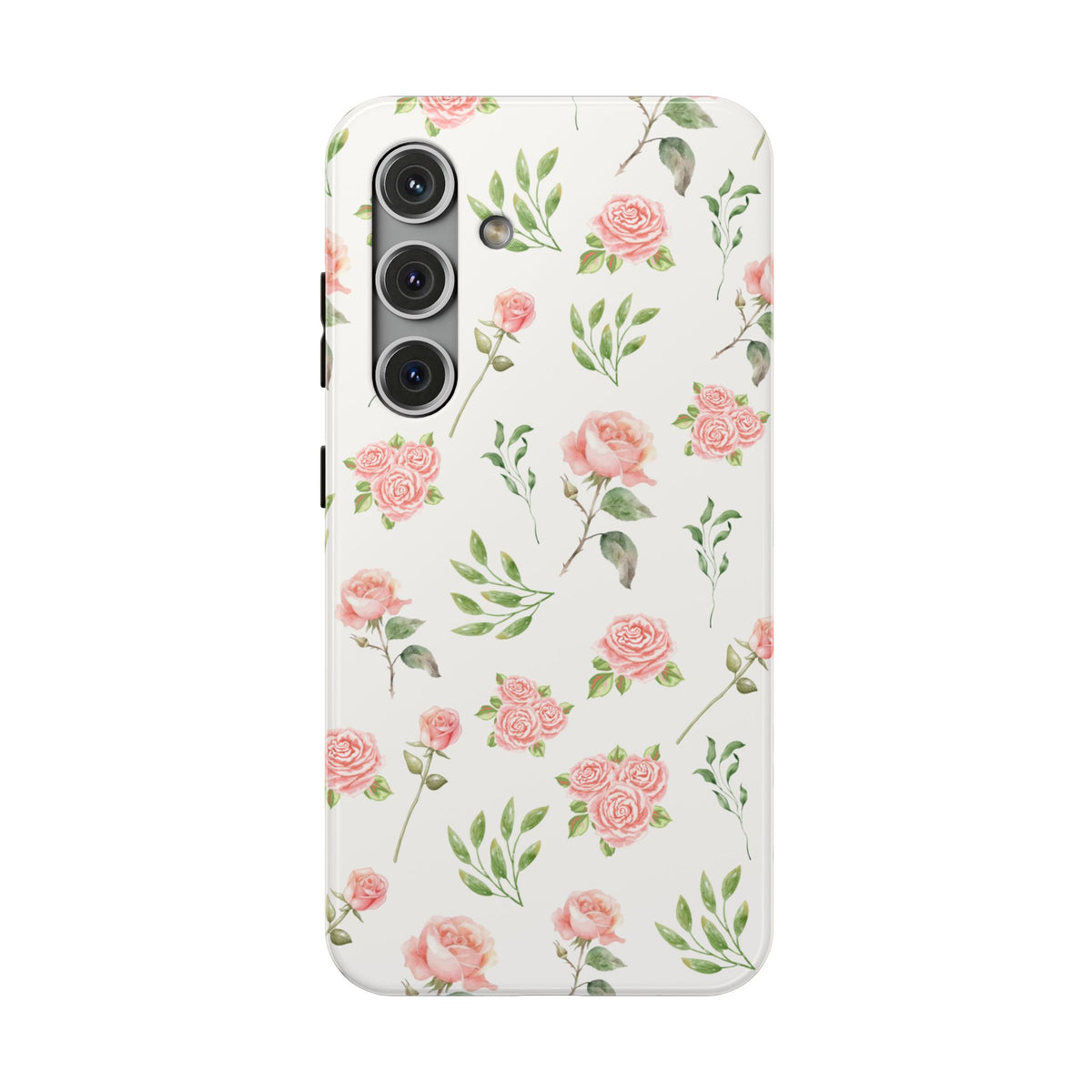 Pink Vintage Roses Samsung Case
