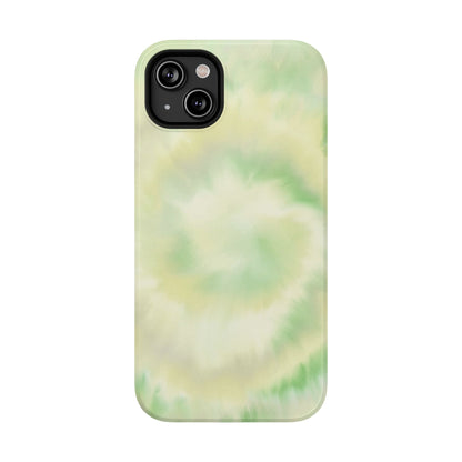 Lime Tie Dye iPhone Case