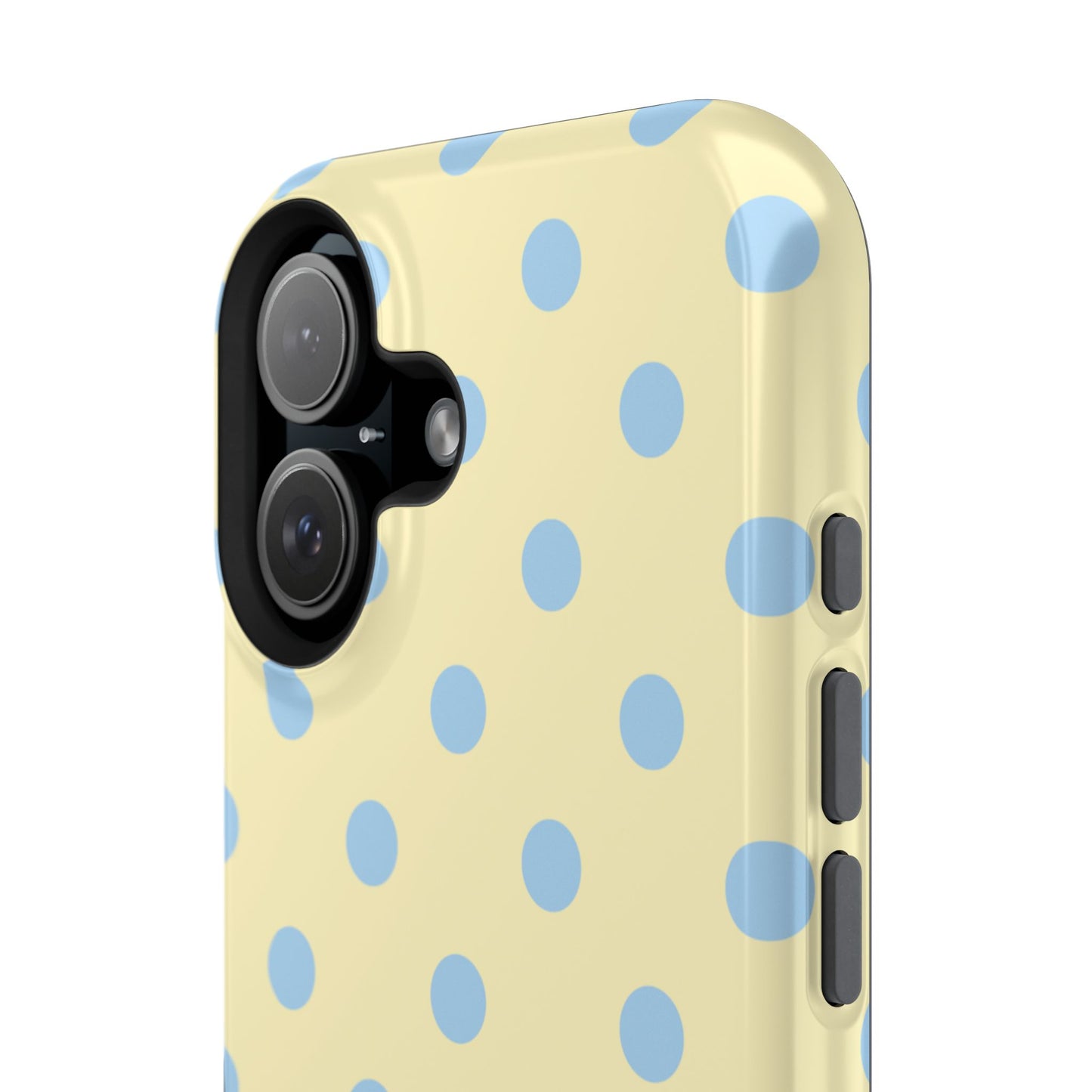 Lemon Sky Polka Dots iPhone Case