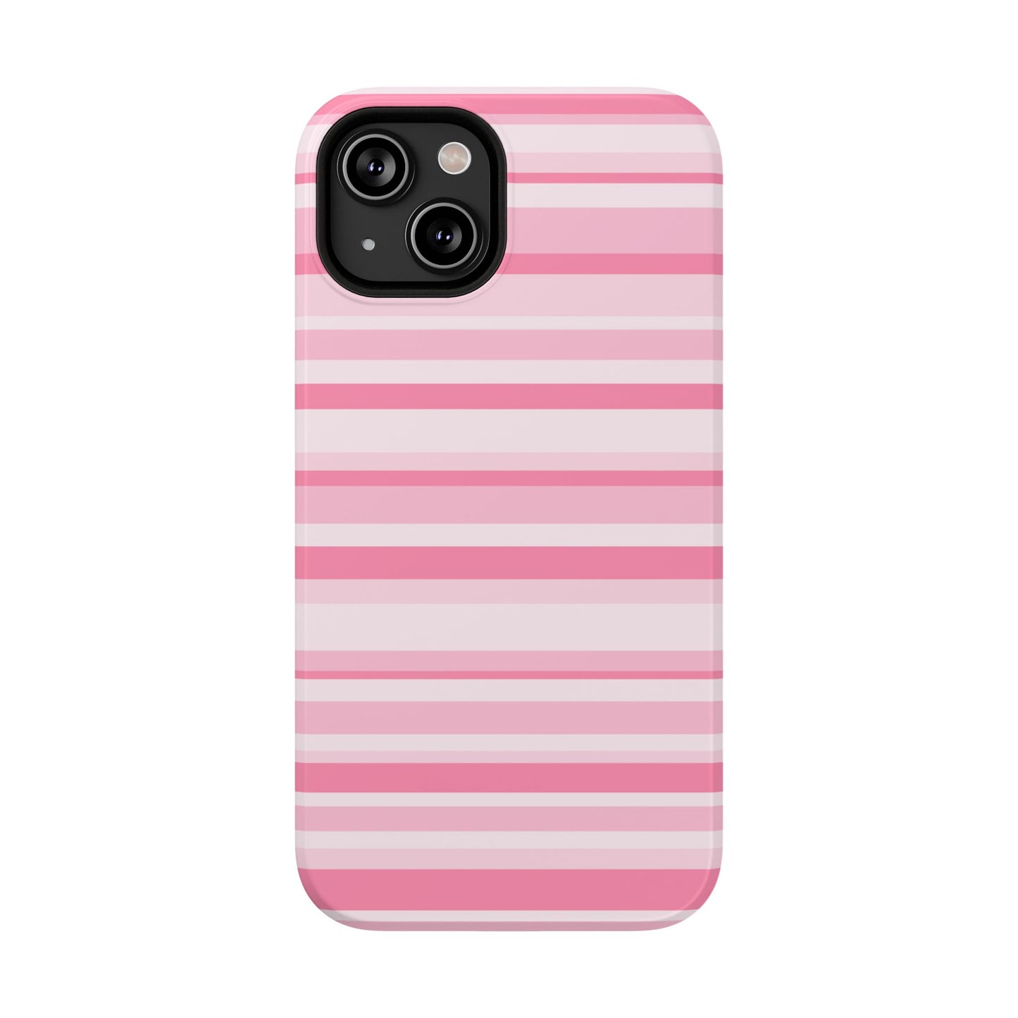 Pink Candy Stripes iPhone Case